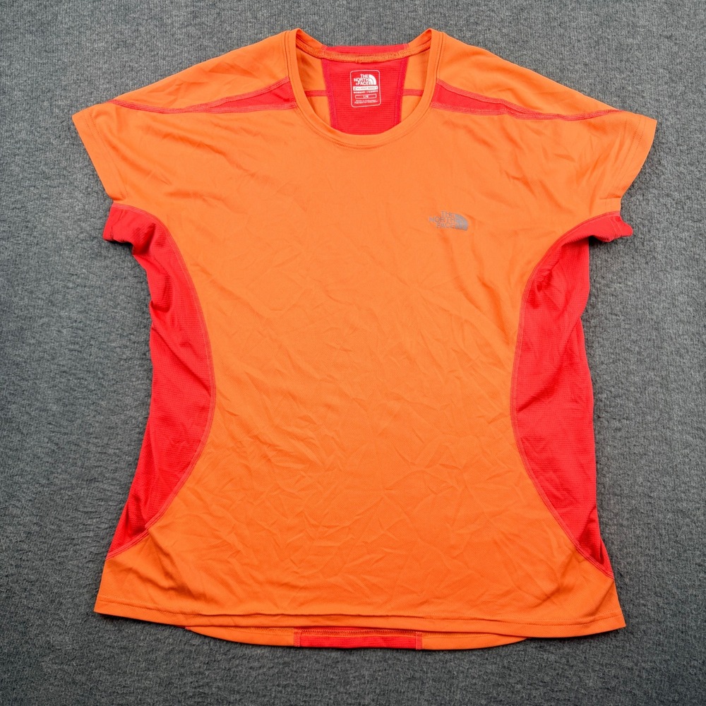 The North Face Flight Series Women's L Orange Red VaporWick Running T-Shirt